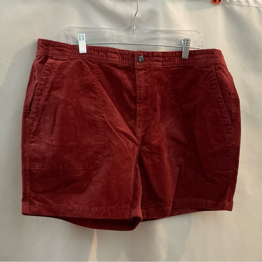 Men's Red Casual Shorts